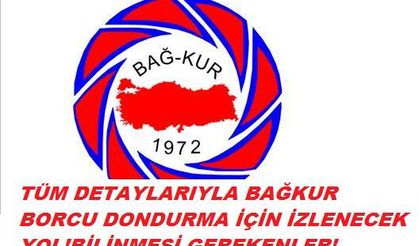 Bağkur Borç Dondurma (Sildirme) Başvurusu E-Devlet