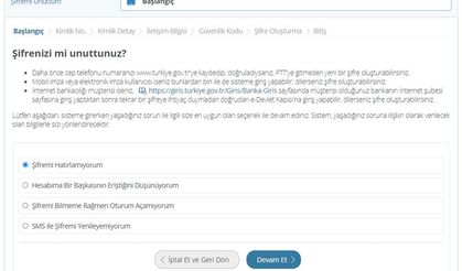 E-Devlet Şifremi Unuttum, Yenisini Nasıl Alabilirim?