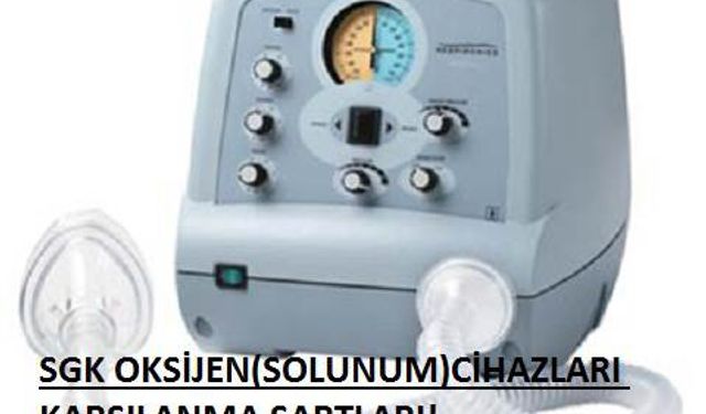 SGK Solunum Oksijen Cihazları Nereden Alınır? Fiyatları 2022